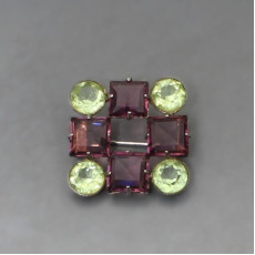 Suffragette Colours Silver Brooch