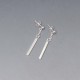 Silver Bar Earrings