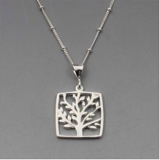 Tree of Life Necklace Silver