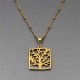 Tree of Life Necklace Gold 